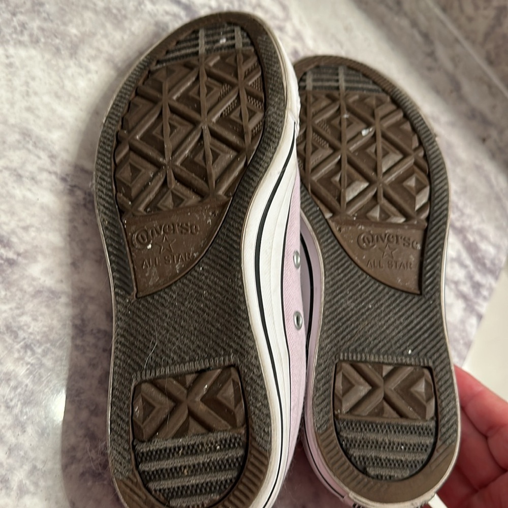Converse all star sneakers lavender size w 7 m 5 - Picture 4 of 5